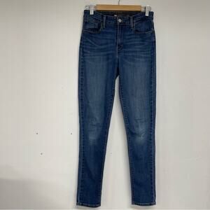 Levi’s Medium Wash High Rise Skinny Jeans Womens 4 Blue Denim Zip Fly Blue